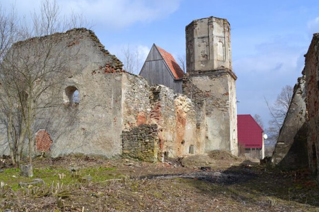 Šitboř - zřícenina kostela sv. Mikuláše 1